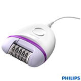 Depilador Philips Satinelle Essential para uso Seco com 02 Velocidades Branco e Roxo - BRE225/00